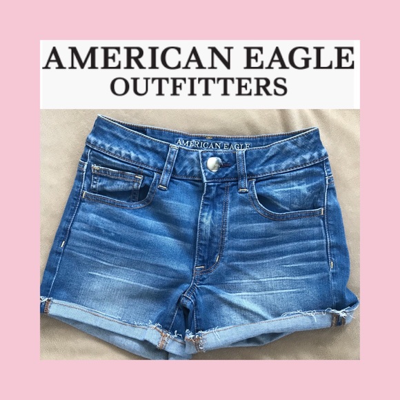 American Eagle Outfitters Pants - American Eagle 🦅 Hi-Rise Jean Shorts